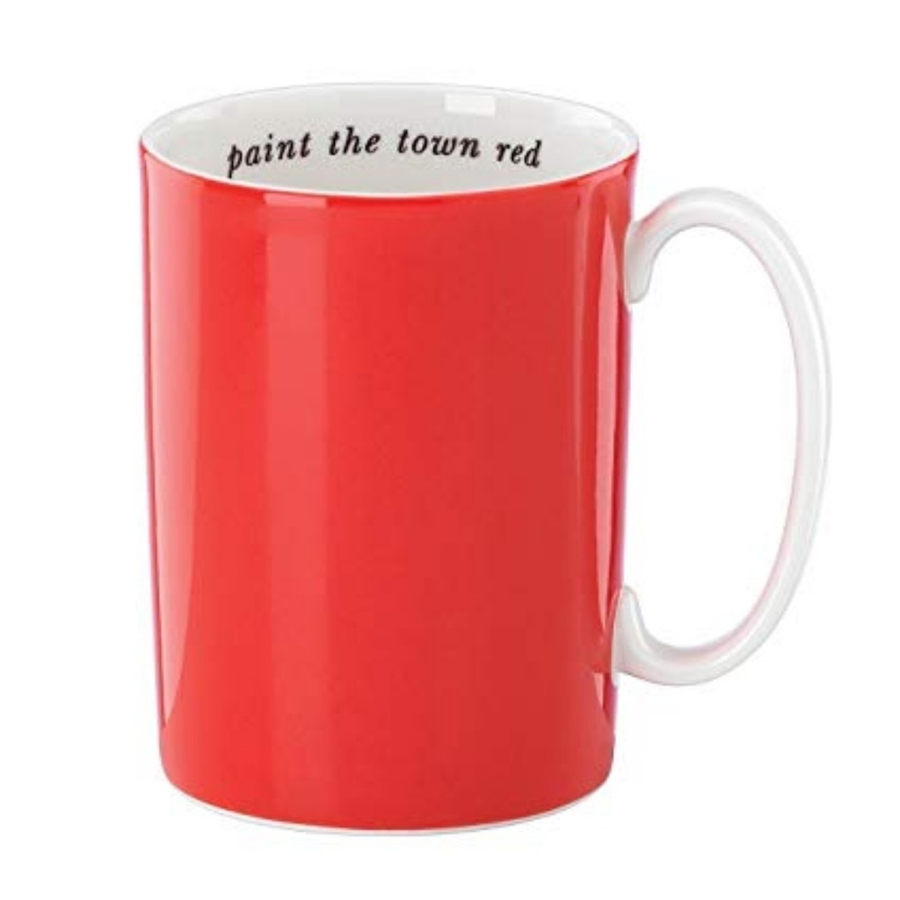 Kate Spade Lenox "Paint the Town Red" Mug